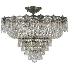 Crystal Lighting Palace Venetian 5 Light Crystal Chrome FInish Chandelier, Clear from Houzz | Martha Stewart Crystal Lighting Palace Venetian 5 Light Crystal Chrome FInish Chandelier, Clear from Houzz | Martha Stewart
