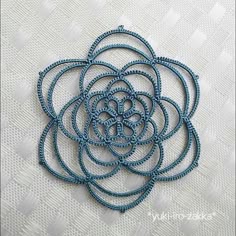 無料で見られるタティングレースの編み図 ...