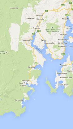 Map Bruny Island Accomodation Map Bruny Island Accomodation