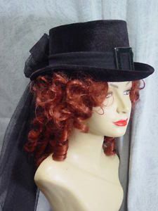 New Edwardian Elizabethan Victorian cosplay womens hat cap costume