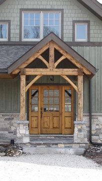 Rustic Looking Front Entry Rustic Looking Front Entry