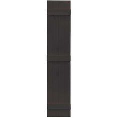 Musket Brown 010 Per Pair 14W x 43H Builders Edge Shutters