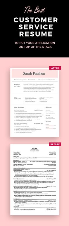 Resume Template - CV Template - Free Cover Letter - MS Word on Mac - free customer service resume template Resume Template - CV Template - Free Cover Letter - MS Word on Mac - free customer service resume template