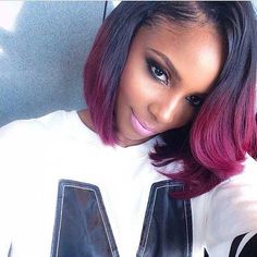 Bob Hairstyles For Black Women 1 curly bob side parted curly lob for black women Short Red Ombre Bob Black Women Bob Hairstyles For Black Women 60 great short hairstyles for black women Short Red Ombre Bob Black Women