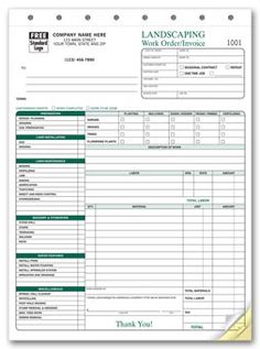 generic order form template
