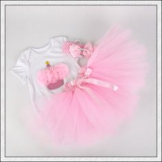 Baby Girl First 1st Birthday Full Frothy Frilly Knickers Pants Tutu Tiara Frills