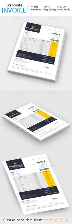 Invoice Excel Invoice design, Proposal templates and Portfolio - download invoice Invoice Excel Invoice design, Proposal templates and Portfolio - download invoice