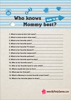 baby shower checklist printable