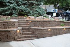 Retaining Wall Stairs