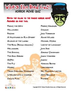halloween whos the bad guy