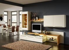 contemporary wall storage system 2 display cabinets, tv unit and contemporary wall storage system 2 display cabinets, tv unit and
