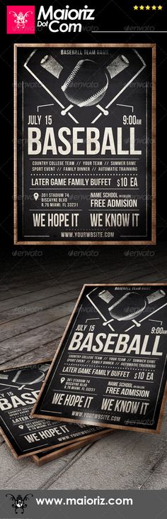 Baseball Game Flyer Template Baseball games, Flyer template and - baseball flyer Baseball Game Flyer Template Baseball games, Flyer template and - baseball flyer