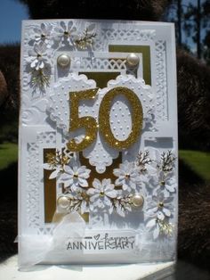 Открытка 50 лет свадьбы своими руками