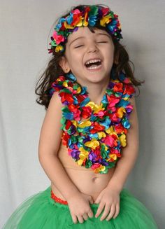 Damas Mujeres Vestido elaborado de Hawaii Hierba Falda Hula Hawaiano Completo Fo