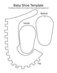 Baby Shoe Template Stampin Up