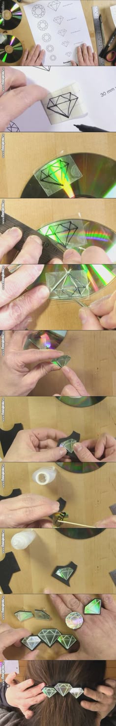Decoração - Diamante de cd