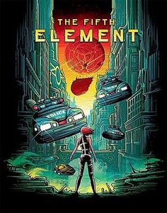 The Fifth Element Film Movie Silk Canvas Poster 13x20 24x36 inch