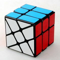 White Corner Cut Odd Shape 3x3 3x3x3 Magic Gem Cube Twist Puzzle Toy By Lanlan
