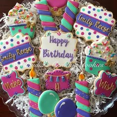 104 Best Birthday Cookies Images In 2019 Decorated Cookies