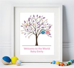 Football Guest Book Alternative for Fingerprints Boy or Girl Baby Shower Birthday Instant Download Digital File Printable