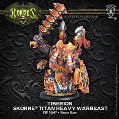 Hordes Skorne Titan Gladiator Heavy Warbeast Privateer Press