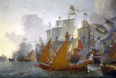 Barbary Corsairs Pirates Galley Ship Boat 7x5 Inch Print
