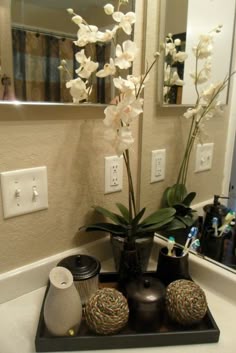 {Badezimmer deko
19} badezimmer deko badezimmer gestalten accessoires bluemn kerzen ... | {Badezimmer deko
19}