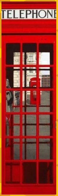 XXL-Poster London by day England Telefonzelle NEU