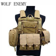 Tbest KidsTactical Gilet Gilet de Combat de v/êtements dhabillement ext/érieur Ajustable de Veste darm/ée des Enfants pour Le Jeu de CS