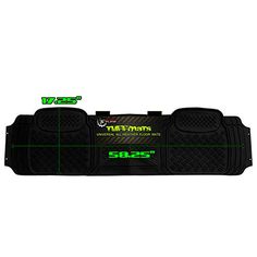 4 PC RUGGED TUFF SUV FLOOR MATS BLACK DURABLE WATER DIRT RESISTANT 3RD ROW NEW
