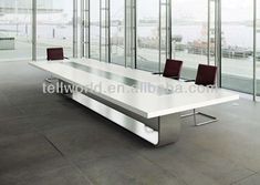 Artificial Stone Solid Surface Pure Acrylic Conference Table