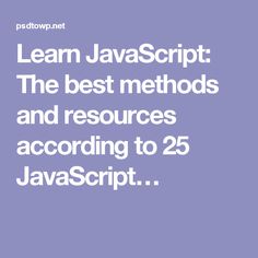 javascript language