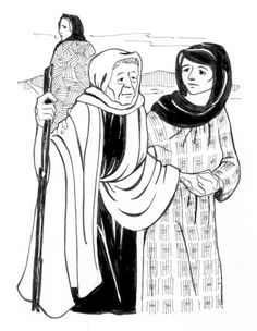 preschool coloring pages ruth and naomi coloring pages