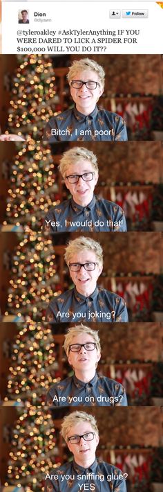 34 Best tyler oakley images | Tyler oakley, Oakley, Tyler Hey hey (.****= @Tyler Oakley | Tyler oakley, Troye sivan