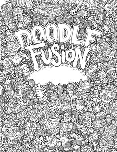 Get Wacky Creative With Adult Coloring Book Doodle Fusion By Lei Melendres