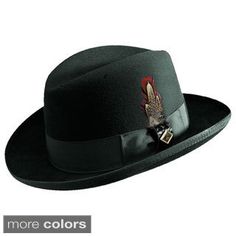Dorfman Pacific Co Inc Mens Headwear Stacy Adams Felt Fedora Pick SZ//Color.