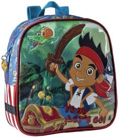 Zaino Pesciolino Nemo Disney Colore Blu Bambini Asilo Tempo Libero Elementari