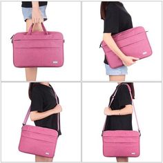College Students Business People Office Workers Laptop Bag Modern Design 15-15.4 Inch Laptop Case Briefcase Messenger Shoulder Bag for Men Women