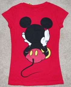 Disney Authentic Grey Mickey Mouse Classic T Shirt Tee for Boys Size 7//8