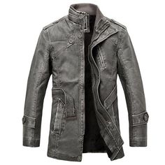 Men Leather Jacket New Soft Lambskin Slim Biker Bomber Coat T1349