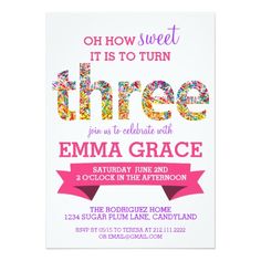 388 best 3rd birthday party invitations images on pinterest 23