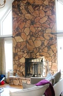 How To Remove A Lava Rock Fireplace Fireplaces Paint Ugly Fireplace What To Do Houzz This Article Gave Me Great Ideas For Working With My
