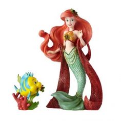 d/écoration Disney officielle Disneyland Paris Boule de No/ël Princesse Ariel Plume