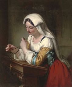 LA FEMME CHRÉTIENNE, par Élisabeth Leseur 1bf776bd7789164b81a4c0b35feef2d8--christian-artwork-the-rosary