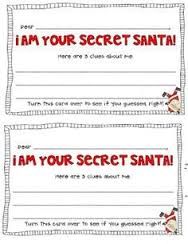 free secret santa templates