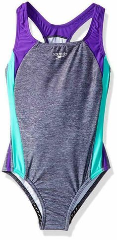 Speedo Big Girls Youth Splatter Splash Superpro Swimsuit