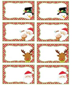 santa hat template for name tag creation from printabletreats com