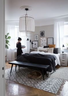 44 Modern Bedroom Scandinavian Decor To Amazing Interior Design #bedroominterior Bedroom Scandinavian, Scandinavian Interior Design, Interior Design Bedroom, House Interior, Scandinavian Modern, Modern Interior, Bedroom Designs, Interior Designers, Apartment Interior