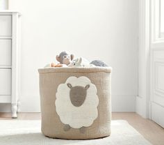 119 Best Sheep Nursery Images On Pinterest Babies Rooms Baby Room Felted Lamb Toy Dump Storage