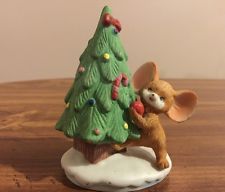 vintage home interior homco christmas reindeer deer set of 3 homco christmas mouse
